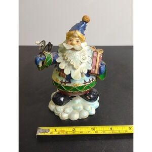 Greenbrier International Santa Claus Figurine With SNOWFLAKE